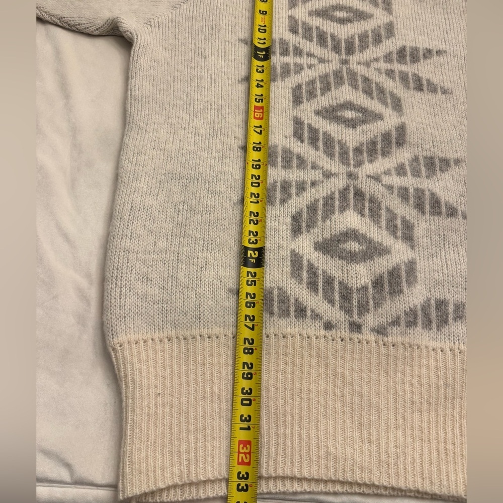 Vintage! Hilda Ltd Icelandic 100% Wool Patterned Sweater Dress/Tunic, sz S - Picture 8 of 11